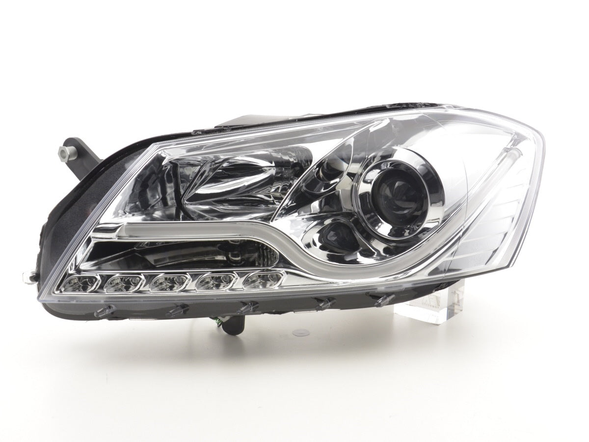 Scheinwerfer Set Daylight LED TFL-Optik VW Passat B7 3C 10- chrom Scheinwerfer Set Daylight LED TFL-Optik VW Passat B7 3C 10- chrom
